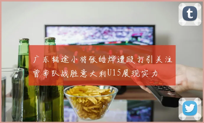 广东铭途小将张皓烨遭殴打引关注曾率队战胜意大利U15展现实力