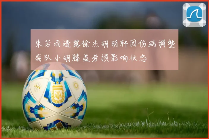 朱芳雨透露徐杰胡明轩因伤病调整离队小胡膝盖劳损影响状态