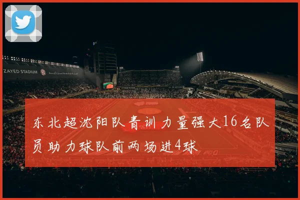 东北超沈阳队青训力量强大16名队员助力球队前两场进4球